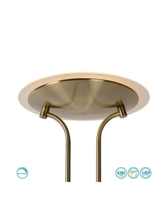 Lucide Lightning LED Подова Лампа В180xД25.4см. 1600лм Златист
