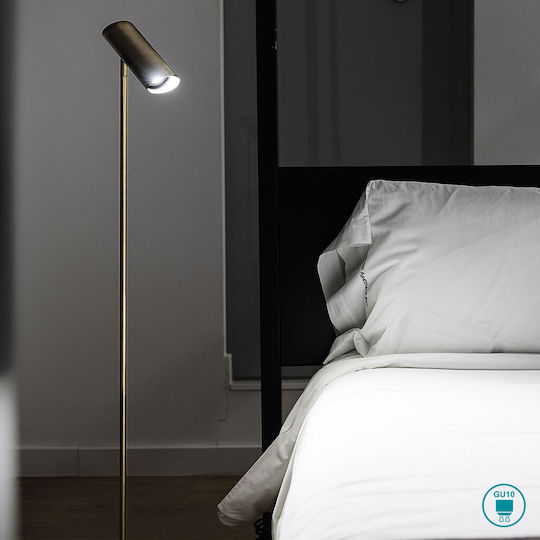 Faro Barcelona Link Stehleuchte H110xB20cm. mit Fassung für Lampe GU10 Bronze