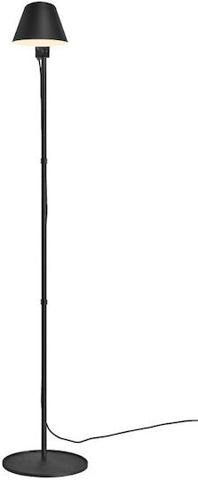 Nordlux Stay Floor Lamp H135xW25cm. with Socket for Bulb E27 Black