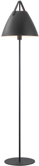Nordlux Strap Floor Lamp H153.7xW36cm. with Socket for Bulb E27 Black