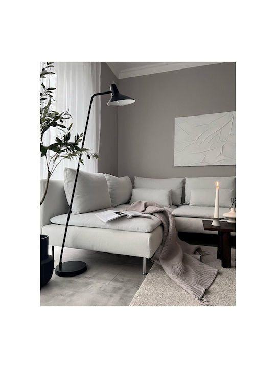 Nordlux Darci Floor Lamp H143xW23cm. with Socket for Bulb E14 Black