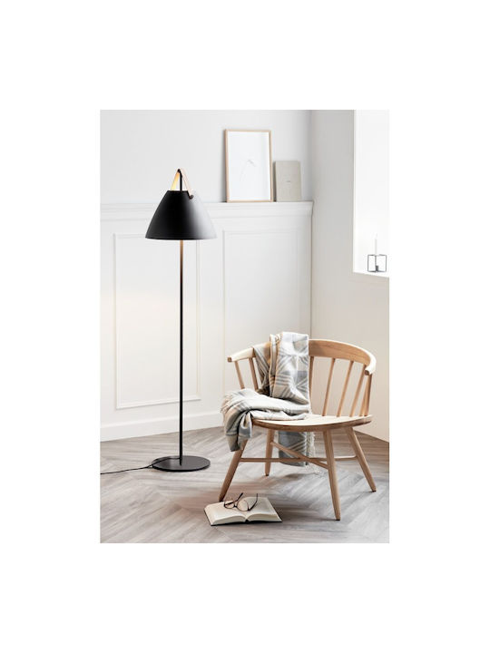 Nordlux Strap Floor Lamp H153.7xW36cm. with Socket for Bulb E27 Black