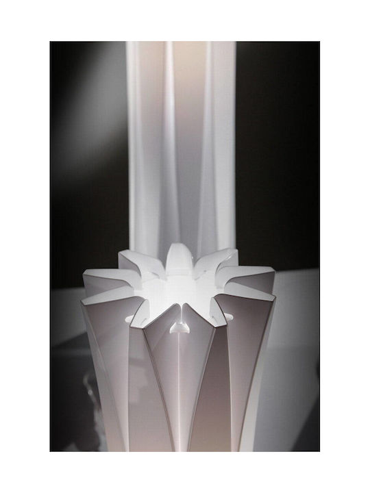 Slamp Bach XL Подова Лампа В161xД31.5см. с Цокъл за Крушка E27 Бял