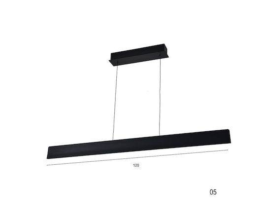 Luma LED Iluminare Liniară Plafon 43W Alb Cald 150cm