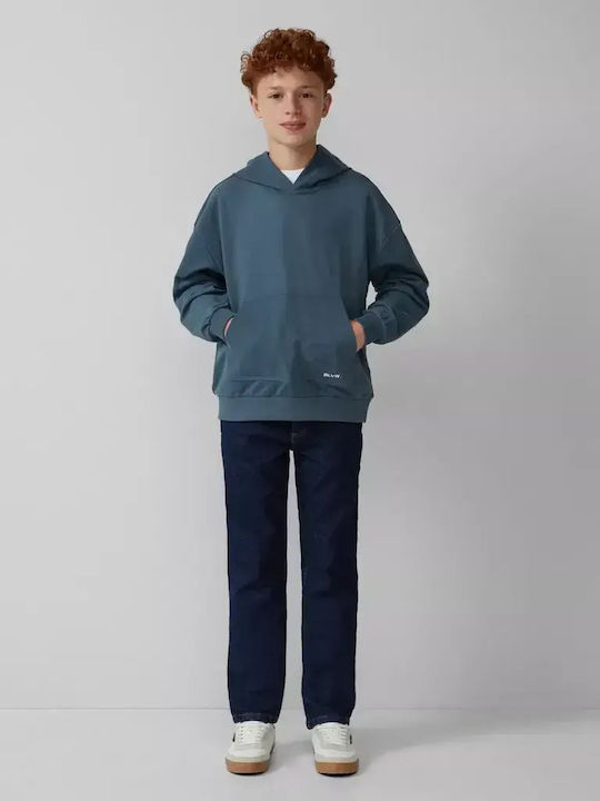 Kinder-Sweatshirt Petrol