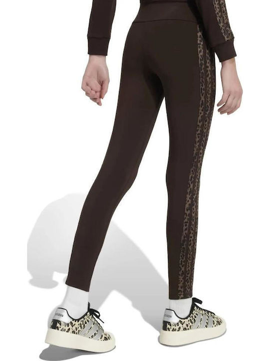 Kinderleggings Sport Lang Braun Leggings