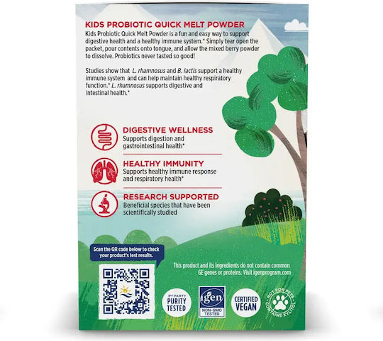 Nordic Naturals Supliment cu Probiotice pentru Copii 30 mg 7 x 30 Plicuri Berry