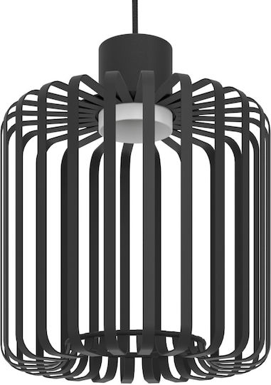 Eglo Κρεμαστό Φωτιστικό Μαύρο LED Ράγα 90x20x110εκ.