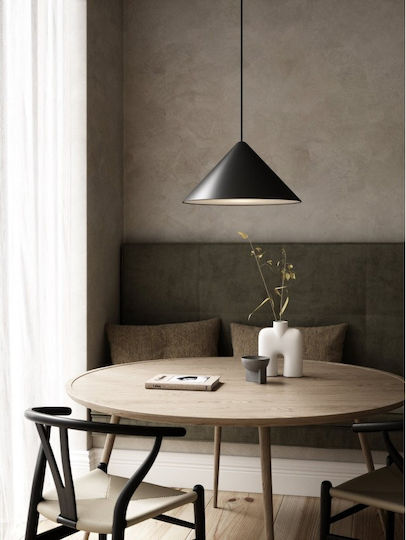 Nordlux Nono Hängelampe Schwarz Glocke mit Fassung E27 49x24.8x300cm.