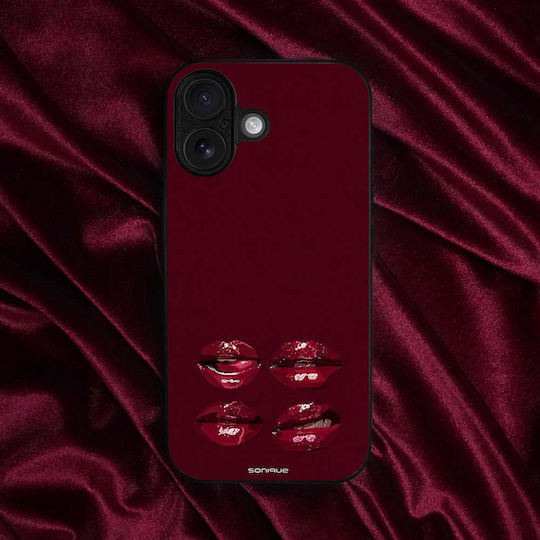 Калъф Sonique Diva Series Vivo Y74s Vivo Y76 5G Червени Устни