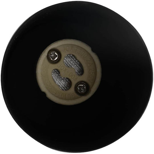 vidaXL Single Spot with Socket GU10 in Black Color