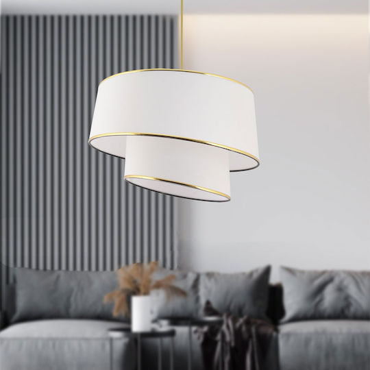 Opviq Barette Κρεμαστό Φωτιστικό Λευκό 32x32x70εκ. Opviq Barette Κρεμαστό Φωτιστικό Λευκό 32x32x70εκ.