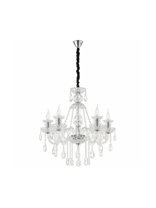 Artekko Chandelier with Crystals Transparent 023-3014