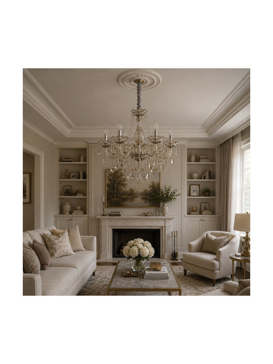 Artekko Chandelier with Crystals 023-3032
