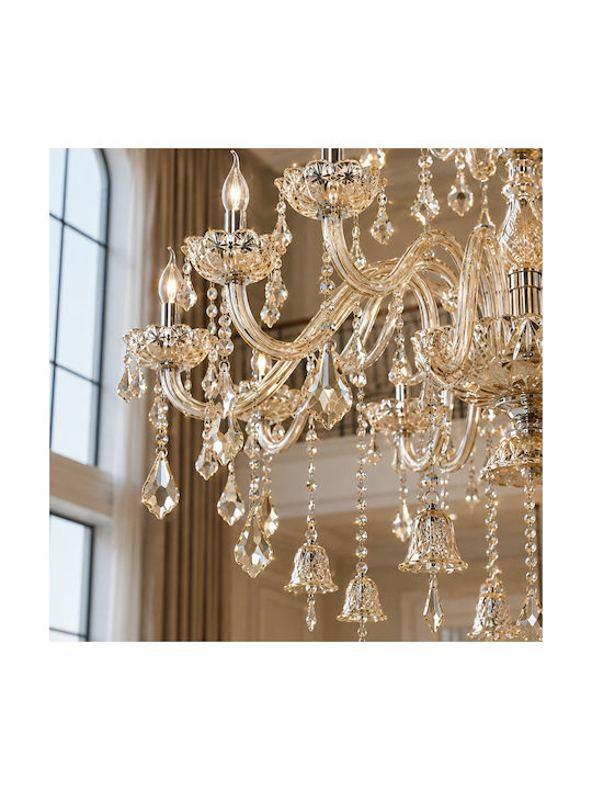 Artekko Candelabru Ø130cm Cu Cristale 023-3250