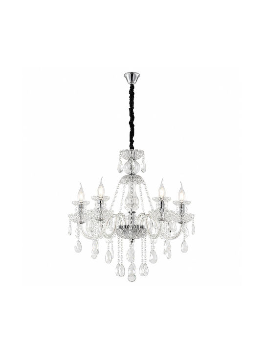 Artekko Chandelier with Crystals Transparent 023-3013