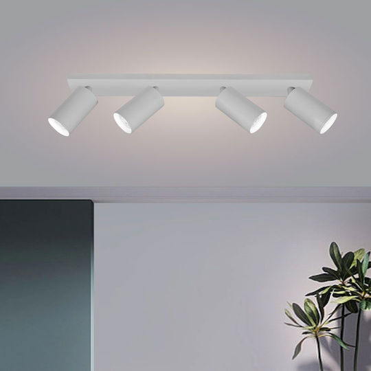 Vivalux SP711-4L Spot with 4 Lights and with Socket GU10 in White Color