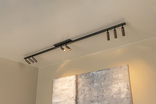 Lucide Lightning Keoni Σποτ με 8 Φώτα και με Ντουί G9 σε Καφέ Χρώμα