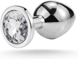 Steel Plug Anal Mic Argintiu