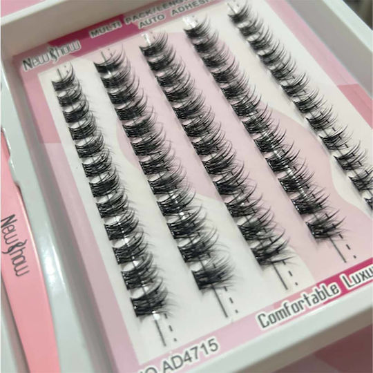 Neu & How Wimpern Extension Set Auto Klebstoff Falsche Wimpern Einzelpersonen Band Selbstklebend & Pinzette zur Anwendung