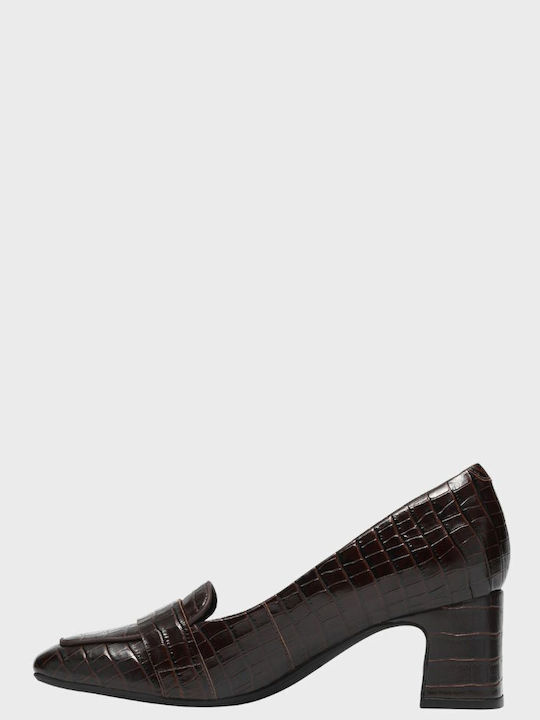 Leder Pumps Braune