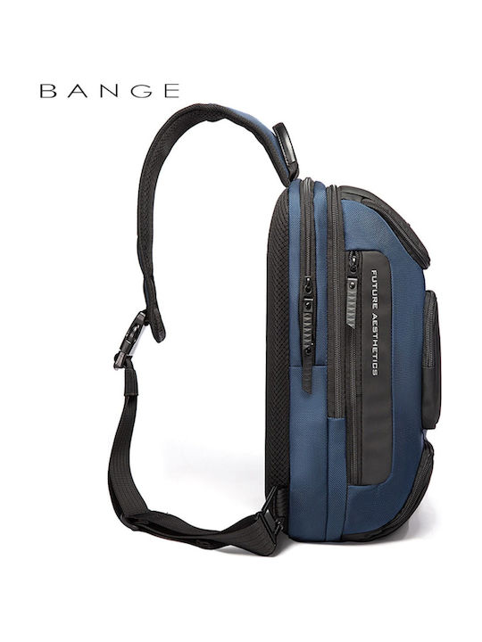 Men's Shoulder / Crossbody Bag Blue 7086 Blue