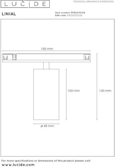 Lucide Lightning Premium Spot with 10 Lights