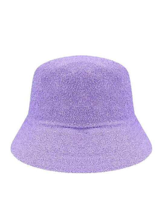 Kangol Bermuda Дамска Дънкова Кофа Лилава Шапка