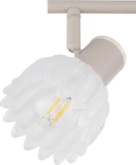 Globo Lighting Двойно Спот с Цокъл E14 в Бежов Цвят