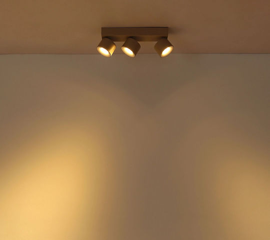 Globo Lighting LED Θερμό Λευκό Σποτ σε Μπεζ Χρώμα
