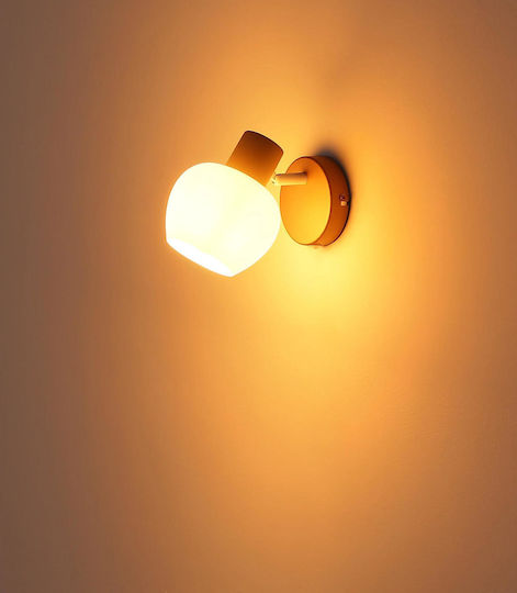Globo Lighting Μονό Σποτ σε Καφέ Χρώμα