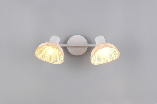 Trio Lighting Calvi Doppel-Spot mit E27 Lampenbirnensockel