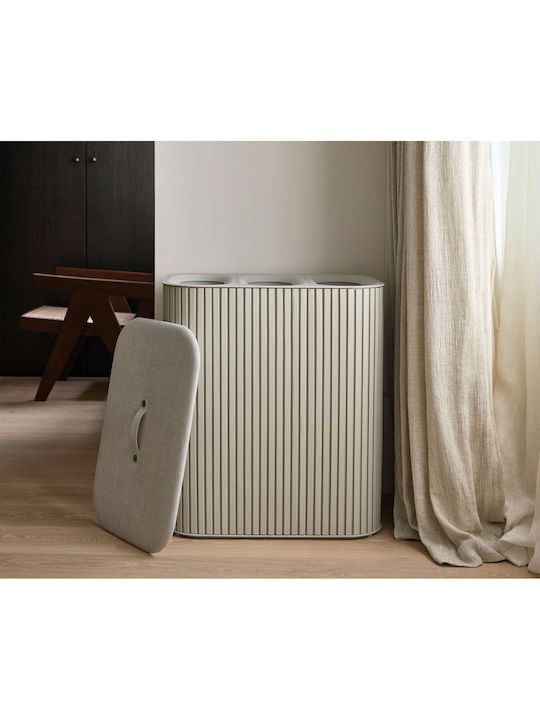 Joseph Joseph Tota Trio Luxe Καλάθι Απλύτων Bamboo 90lt με Καπάκι 40.6x60.8x73.5cm Joseph Joseph Tota Trio Luxe Καλάθι Απλύτων Bamboo 90lt με Καπάκι 40.6x60.8x73.5cm