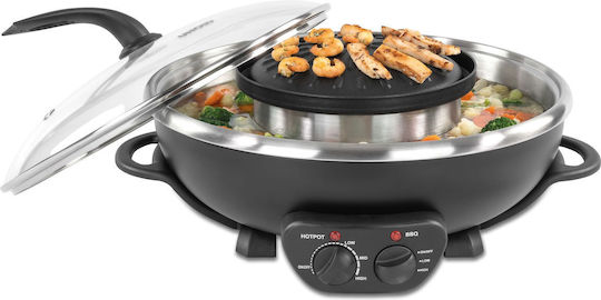 Unold Vas Pentru Fondue Electric Din Oțel Inoxidabil Gri 45x40x25cm