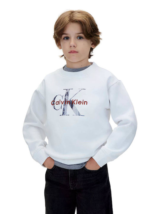 Kids White Sweatshirt