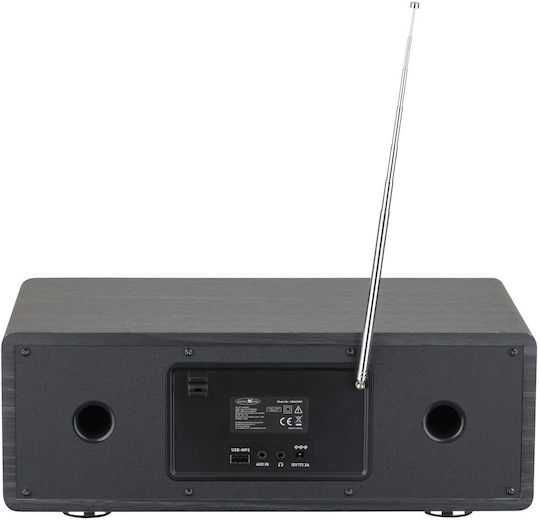 Reflexion HRA23INT Επιτραπέζιο Ραδιόφωνο Ρεύματος DAB+ με Bluetooth Μαύρο