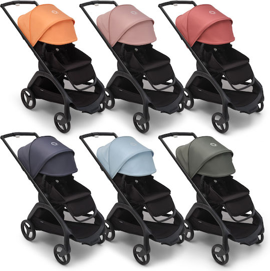 Bugaboo Dragonfly Cărucior Reglabil Pentru Bebeluși Potrivit Pentru Nou-Născuți Negru 7.9kg