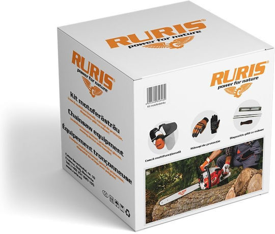 Ruris Chainsaw Kit Multifunction Helmet Gloves Filing Guide