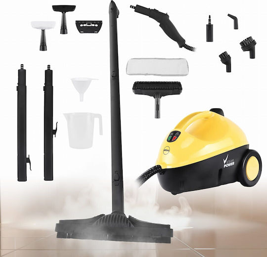 Eldom Vapuro Steam Cleaner 4.5bar with Stick Handle Yellow