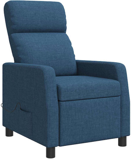 Scaun De Relax Masaj Albastru 66x95x100cm