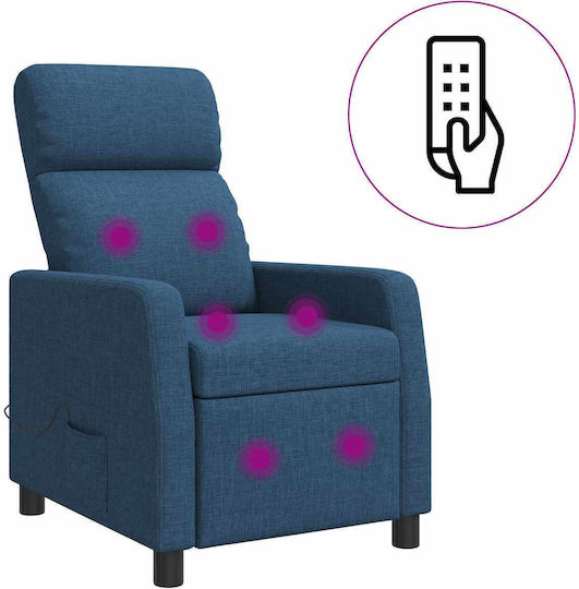 Scaun De Relax Masaj Albastru 66x95x100cm