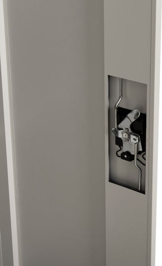 Δίφυλλη Ντουλάπα Μεταλλική 70x40x180εκ.
