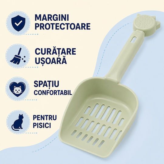 Lopeți Sită Mâner Lung Verde