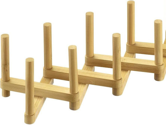 Westmark Дървена поставка за чинии за шкаф 9.5x12x9см.