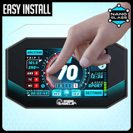 Instrument Panel Screen Glass Nano Glass Instruments Yamaha N-max 125 25 Set 2 Ultra Clear