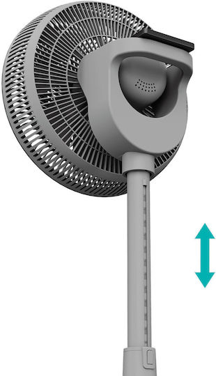 Duux Ventilator Sockel 19W Lüfterdurchmesser 34cm mit Fernbedienung Graues