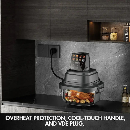 Just Perfecto Air Fryer 4lt Black