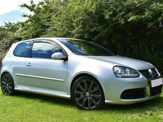 Heko Set of Windbreakers Front Car Dark Fime for Volkswagen Golf V 3D 2004-2008 2pcs