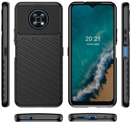 Back Cover Silicon Negru (Nokia G50)