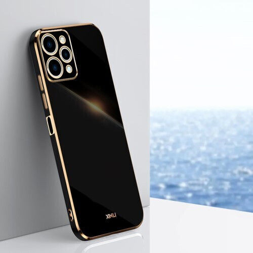 Xinli Задна корица Силикон Златист (Redmi 12 4G / Redmi 12 5G)